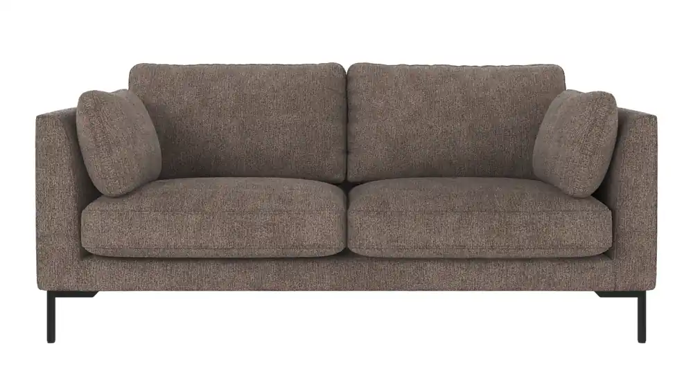 Corwin 2,5-sitssoffa Mörkbeige/svart Kampanj