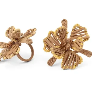 Erbjudandepris Flower Servettringar Set