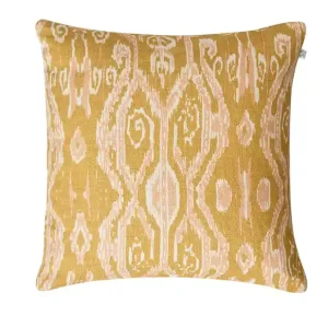 Extra rabatt Ikat Madras kuddfodral Spicy Yellow/Rose