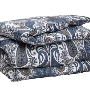 Key West Paisley Påslakan Enkelt Sateen Blue Lägg i varukorgen