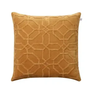 Billigare Nandi Velvet Kuddfodral Masala Yellow
