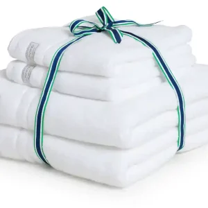 Fri frakt Organic Premium Handduk White 4-Pack
