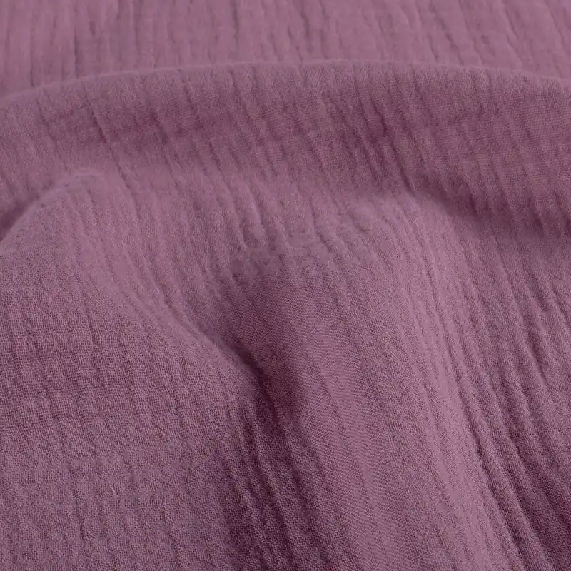 Muslin av bomull - Mörkt dovt rosa Snabb leverans