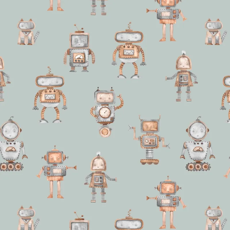 Nedsatt pris Jersey - Digitaltryck Robot Mint