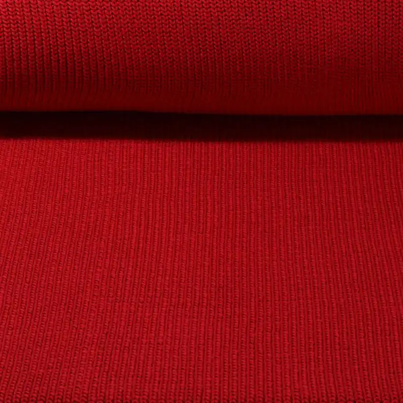 Kampanj Ekologisk stickad tröja - Hamburger Liebe Hand on Heart Troyer Knitty Red